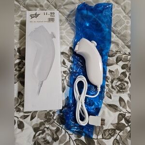 NWT- White Wired Nunchuk Controller
